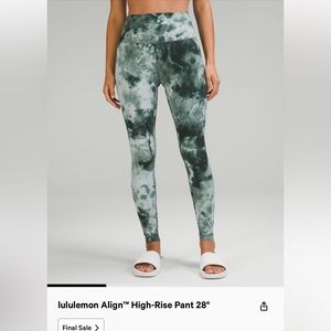 Lululemon Align High Rise Pant 28”